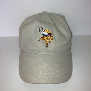 Minnesota Vikings Beige Adjustable Hat Cap NFL